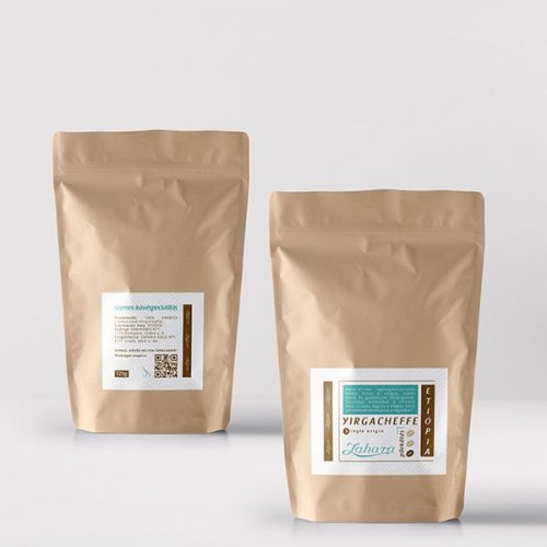 Zahara Etióp Yirgacheffe single origin frissen pörkölt szemes kávé világos pörköléssel