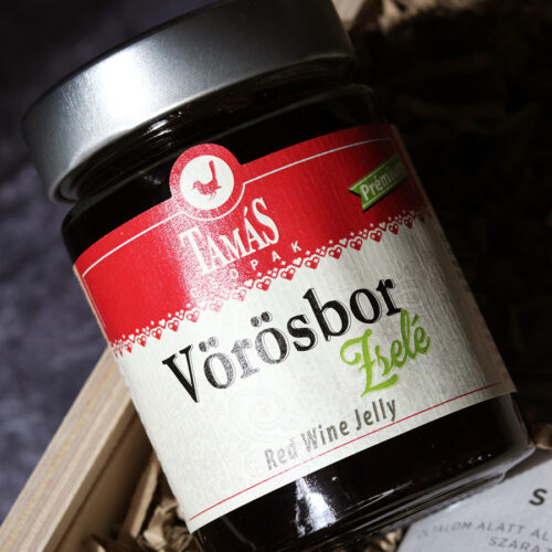 Tamás vörösbor zselé