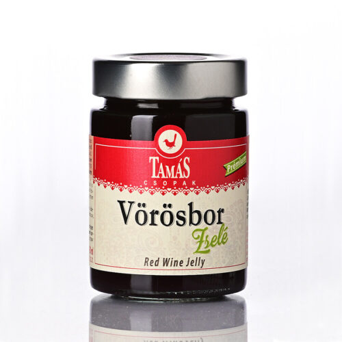 Tamás vörösbor zselé
