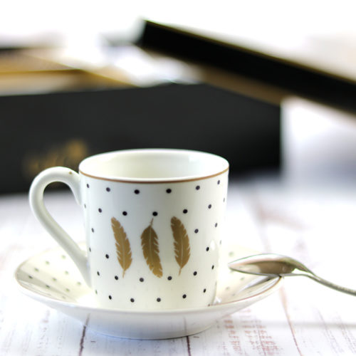 Vintage espresso kávéscsésze készlet