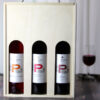 Csopaki Petrányi balatoni bor válogatás fadobozban - siller, rosé, syrah
