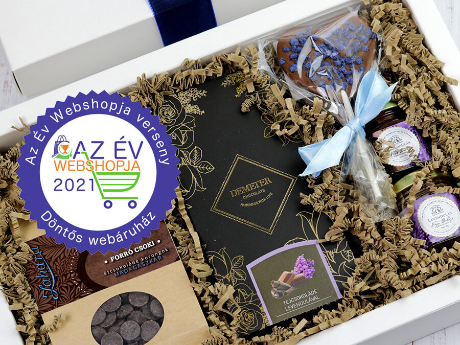 A GourmetVillage gasztroajándék Webáruház Az Év Webshopja verseny 2021 döntőse
