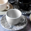Olasz porcelán espresso kávécsésze készlet