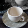 Olasz porcelán espresso kávécsésze készlet