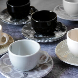 Olasz porcelán espresso kávécsésze készlet