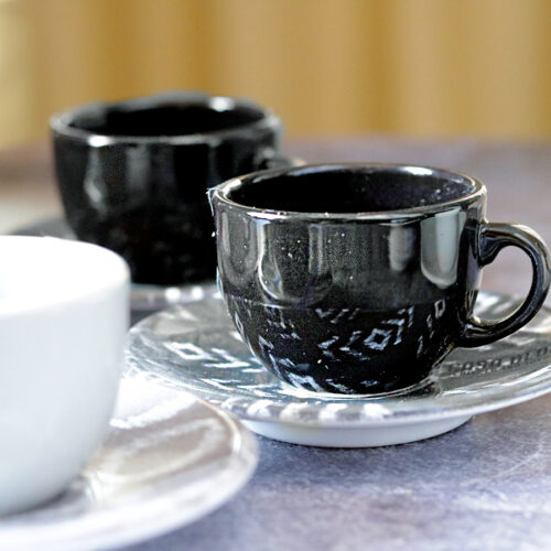 Olasz porcelán espresso kávécsésze készlet