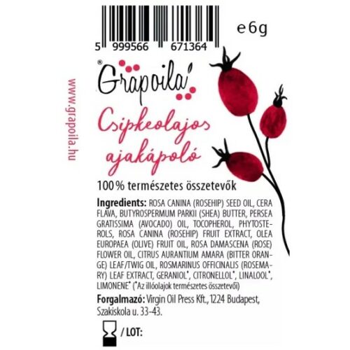 Grapoila csipkebogyós ajakápoló balzsam