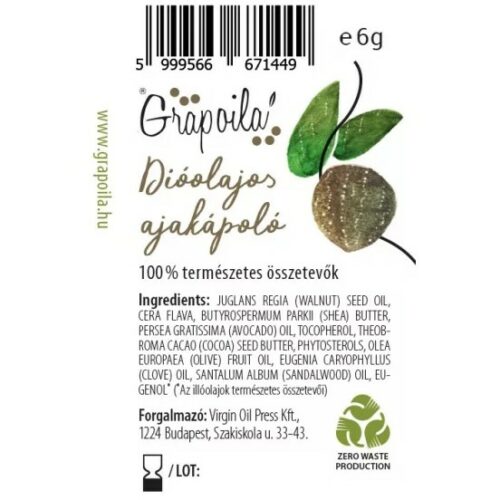 Grapoila dióolajos ajakápoló balzsam