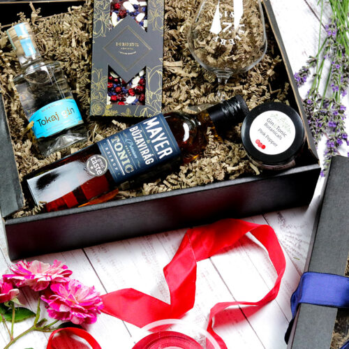 Gin Tonic ajándékcsomag férfiaknak gines pohárral
