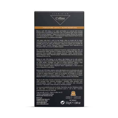 Cellini Cremoso Nespresso kompatibilis olasz espresso kávékapszula