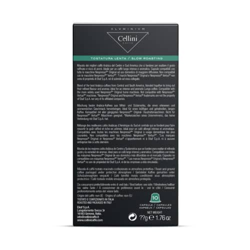 Cellini Delizioso Nespresso kompatibilis olasz hosszúkávé kapszula