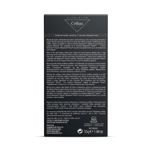 Cellini Intenso Nespresso kompatibilis olasz espresso kávékapszula