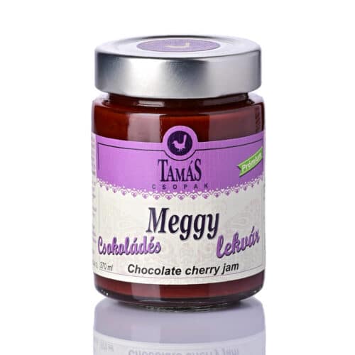 Csokis meggy lekvár