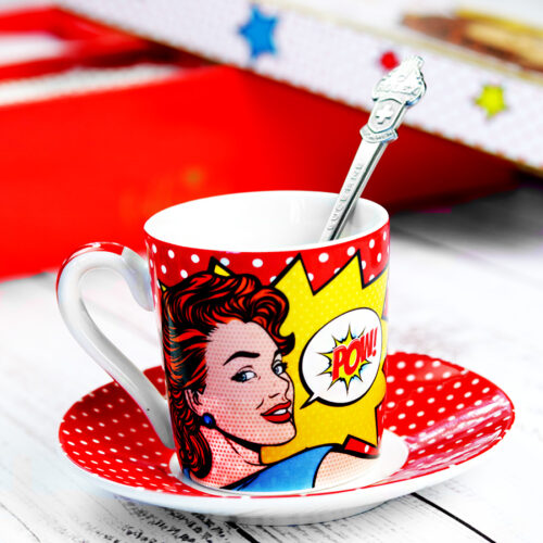 POP ART olasz kávéscsésze készlet díszdobozban - Image 8