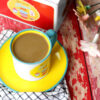 TEABREAK retro teásbögre alátéttel 225ml - sárga - Image 6