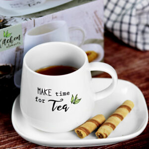 TIME4TEA teásbögre nagy alátéttel